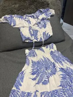 リゾートワンピース　セットアップ