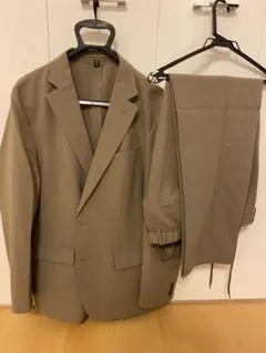 GU メンズ ウォッシャブルスーツセットアップ　上下