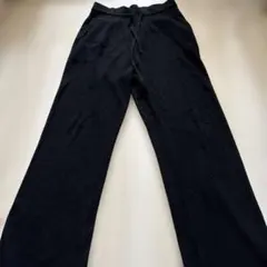 か*ん様 ユニクロ ウォッシャブルニットリブパンツ ブラック XLサイズ