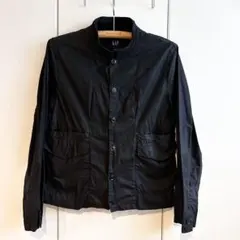 GAP オイルド風ブラックボタンアップジャケット