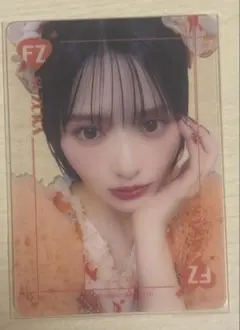 FRUITS ZIPPE鎮西寿々歌 クリアトレカ プードル衣装