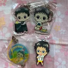 弱虫ペダル　小野田坂道　キーホルダー4個セット