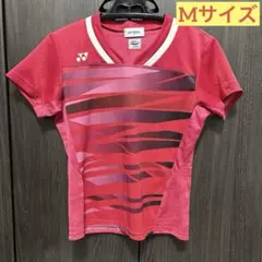 YONEX バドミントン テニス ゲームシャツ 赤 レディースMサイズ