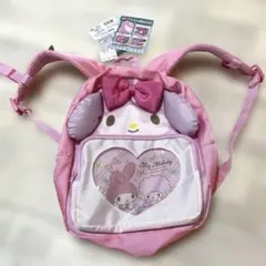 My Melody クリアポケットリュック ピンク　タグ付き新品未使用