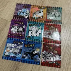 ONE PIECE アテンションステッカーコレクション 9枚 まとめ売り