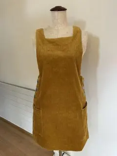 zara コーデュロイ ワンピース