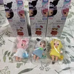 ぷちリカちゃん　サンリオキャラクターズ　マイメロ　ポチャコ　プリン　セット