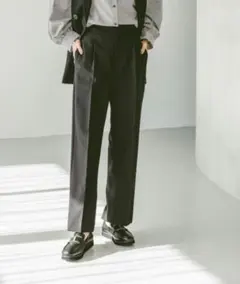 新品未使用 グローバルワーク お手入れラクラク ストレートパンツ スラックス