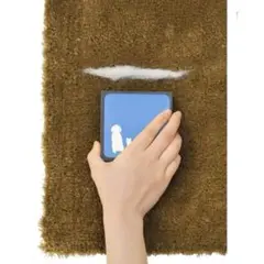 애완동물 휴대용 제모기 10 x 10cm (회색) 애완동물 털 청소용 옷 헤어 리무버