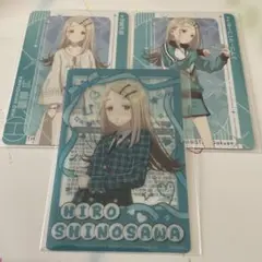 学マス　広　3点セット　セブン　クリアカード　カードダス　学園アイドルマスター