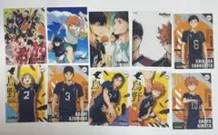 ハイキュー!! クリアカード20枚、ロングステッカー11枚セット