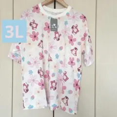 タグ付き新品　ロッツォ　花柄　Tシャツ　3Lのサムネイル