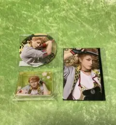 ミュージカル刀剣乱舞 博覧会 グッズ ソハヤ缶バッジ メモスタンド ふぉとカード