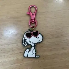 スヌーピー ストラップ ハート型サングラス付き