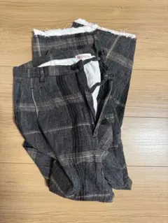 NICENESS ALI カディチェックパンツ　スラックスのサムネイル