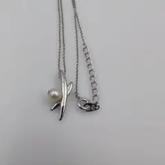 タサキ 田崎真珠 アコヤパール ペンダント シルバーネックレス