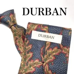 極美品！DURBAN ダーバン ネクタイ 総柄