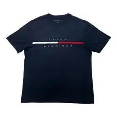 トミーヒルフィガー TOMMY HILFIGER 半袖フラッグロゴT ネイビー