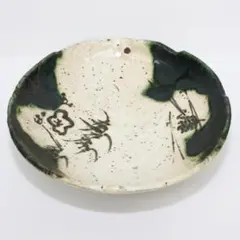 ６代清水六兵衛　黒呉須手塩皿　１０客 1_6fc55240-0553-426e-881e-