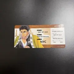 鬼滅の刃　チケット風カード　悲鳴嶼行冥
