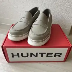 HUNTER ラバーローファー　レインシューズ