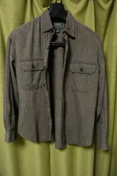 ラルフローレン　ポロカントリー　ヘリンボーンウールシャツ