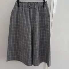 チェック柄 ロングパンツ 40