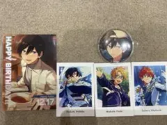 あんスタ　Trickster ぱしゃっつ 氷鷹北斗の誕生日プロマイド、缶バッジ