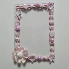 ピンクのホイップデコトレカケース