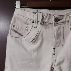 DIESEL ディーゼル ホワイト スキニー デニム パンツ ジーンズ