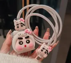 在庫処分　しんちゃんデザイン 充電器カバー