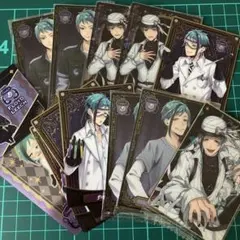 ツイステ　フロイド　ジェイド　カード　ウエハース　ステッカー　ディズニー