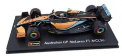 マクラーレン F1 MCL36 ノリス 1/43 ブラーゴのサムネイル