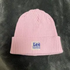 新品未使用　Lee ピンク ニット帽 56〜58cmのサムネイル