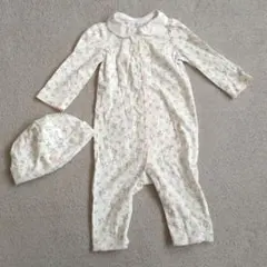 ラルフローレン　花柄　ロンパース