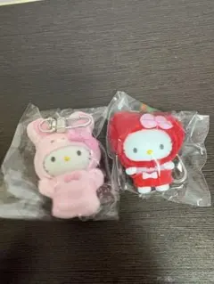 サンリオ　キティ　ハローキティ　ちびっとも　うさぎ　りんご　50周年