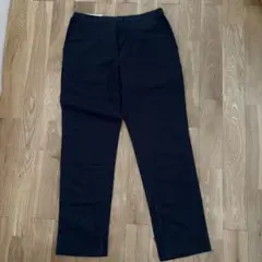 UNIQLO ネイビー リネンコットンパンツ Mサイズのサムネイル