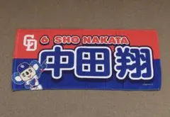 中日ドラゴンズ 中田翔 ドアラ ＆ 選手 フェイスタオル プロ野球 マスコット