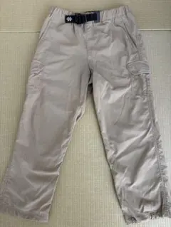 mont-bell キッズ ベージュ カーゴロングパンツ　 120cmのサムネイル