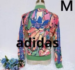 【adidas】ジャージ　トラックジャケット バナナ　トレフォイル　レディースＭ