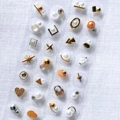 #004 【金属アレルギー対応】耳つぼジュエリー40粒セット