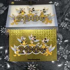 東京ディズニーランド　2000年記念ポストカード、ポストカードケースセット