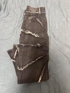 YOURNUS caje vintage wide black denim