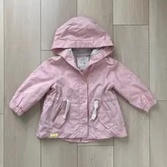 ZARA BABY フード付きコットンジャケット ピンク 80㎝