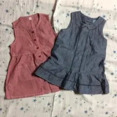 値下げ！！デニムワンピース 80cm