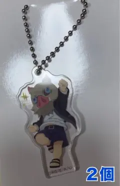 ☆ 鬼滅の刃　ローソン限定　アクリルキーホルダーB　嘴平伊之助