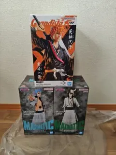 BLEACH プライズフィギュア グリムジョー ウルキオラ 黒崎一護 3点セット