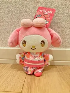 マイメロディ 浴衣 ぬいぐるみ キーホルダー ポーチ