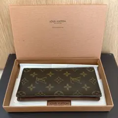 商品名】中古 LOUIS VUITTON ルイヴィトン モノグラム 長札入れ