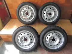 A457 155/80R14 88/86N LT ホイール付 4本ブリヂストン A457 155/80R14 88/86N LT ホイール付 4本ブリヂストン - メルカリ